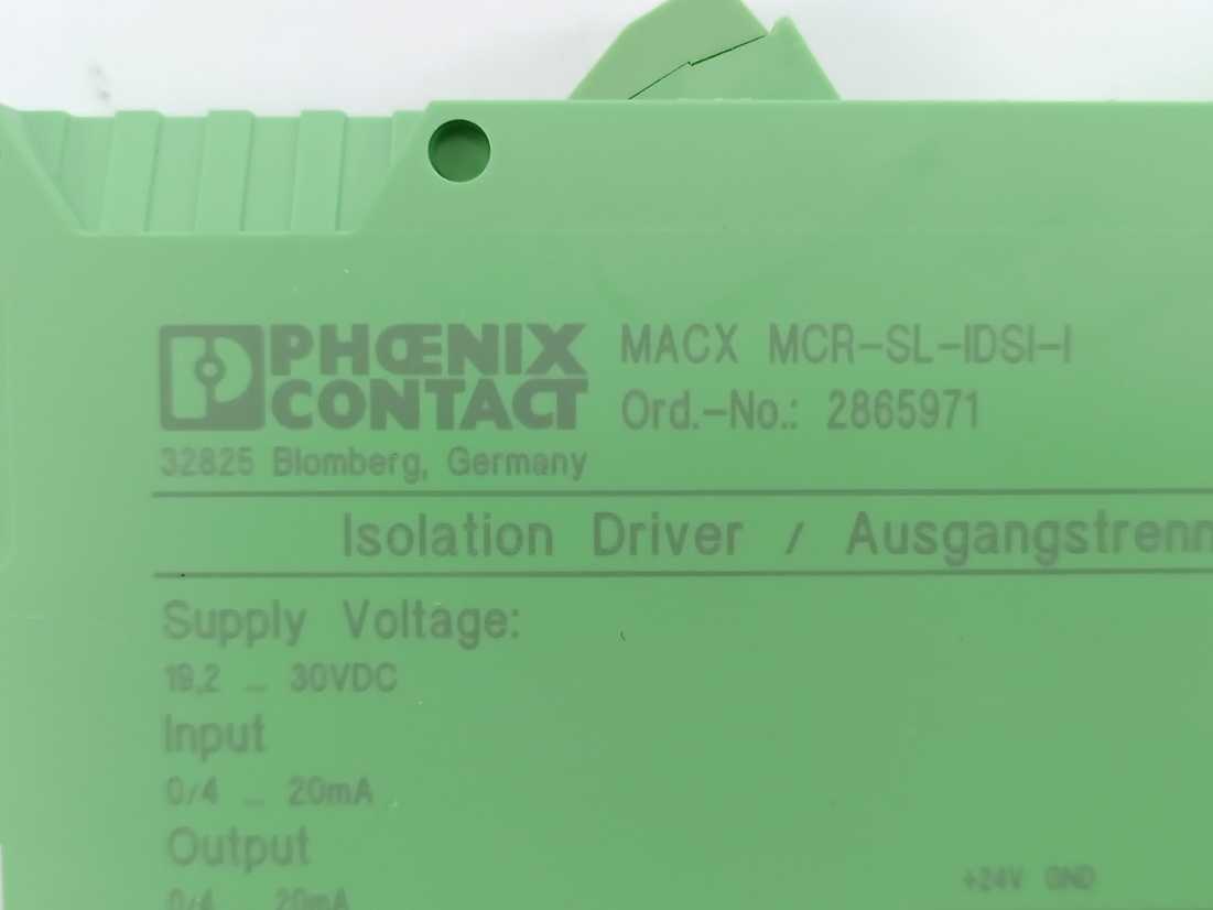 Phoenix Contact 2865971 MACX MCR-SL-IDSI-I Output Signal Conditioner