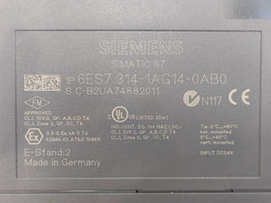 Siemens 6ES7314-1AG14-0AB0  SIMATIC S7-300, CPU 314 Central Processing Unit