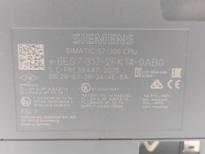 Siemens 6ES7317-2FK14-0AB0 SIMATIC S7-300 CPU