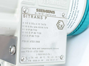 Siemens 7MF4034-1BA00-2RB7-Z Digital Pressure Transmitter