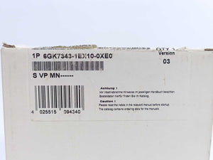 Siemens 6GK7343-1EX10-0XE0 Simatic NET CP