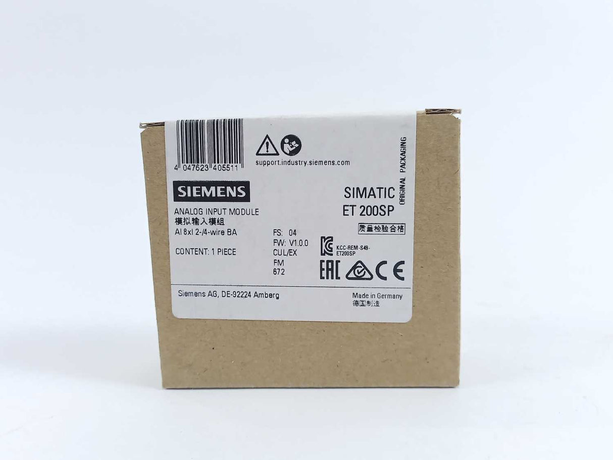 Siemens 6ES7134-6GF00-0AA1 Analog Input Module