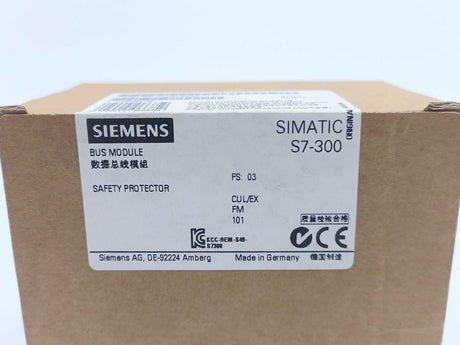 Siemens 6ES7195-7HG00-0XA0 SIMATIC S7 Bus Module