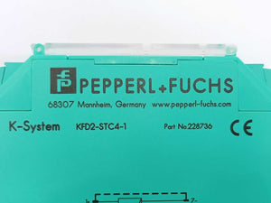 Pepperl+Fuchs 228736 KFD2-STC4-1 SMART Transmitter Power Supply