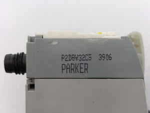 Parker P2D8V32C5 Valve Module Solenoid Pilot + P2M2BXV0A Intermediate Supply