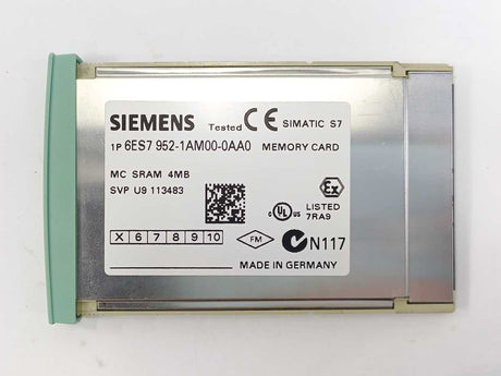 Siemens 6ES7952-1AM00-0AA0 Simatic S7 Memory Card S7-400