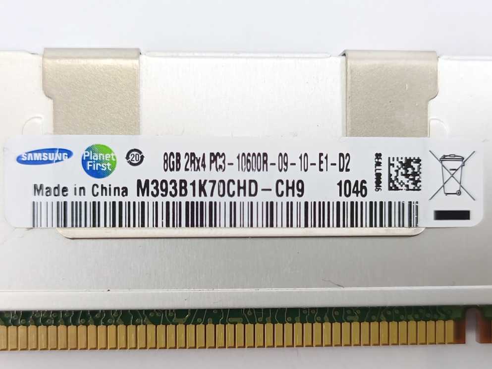 Samsung M393B1K70CHD-CH9 8GB DDR3 Sdram Memory Module Batch 8 pcs.