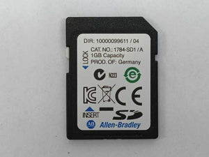 AB 1769-L18ER-BB1B Ser. A CompactLogix 0.5MB DI/O Controller w/ AB 1784-SD1