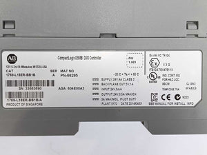 AB 1769-L18ER-BB1B Ser. A CompactLogix 0.5MB DI/O Controller w/ AB 1784-SD1