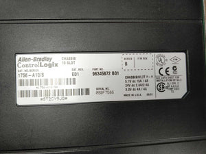 AB 1756-A10/B A01 Chassis 10 Slots