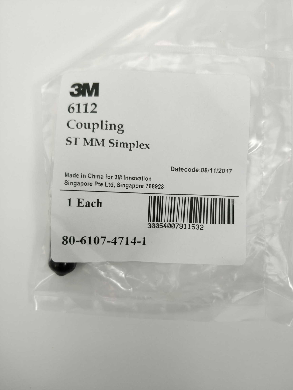 3M 6112 10Pcs, Coupling ST MM Simplex