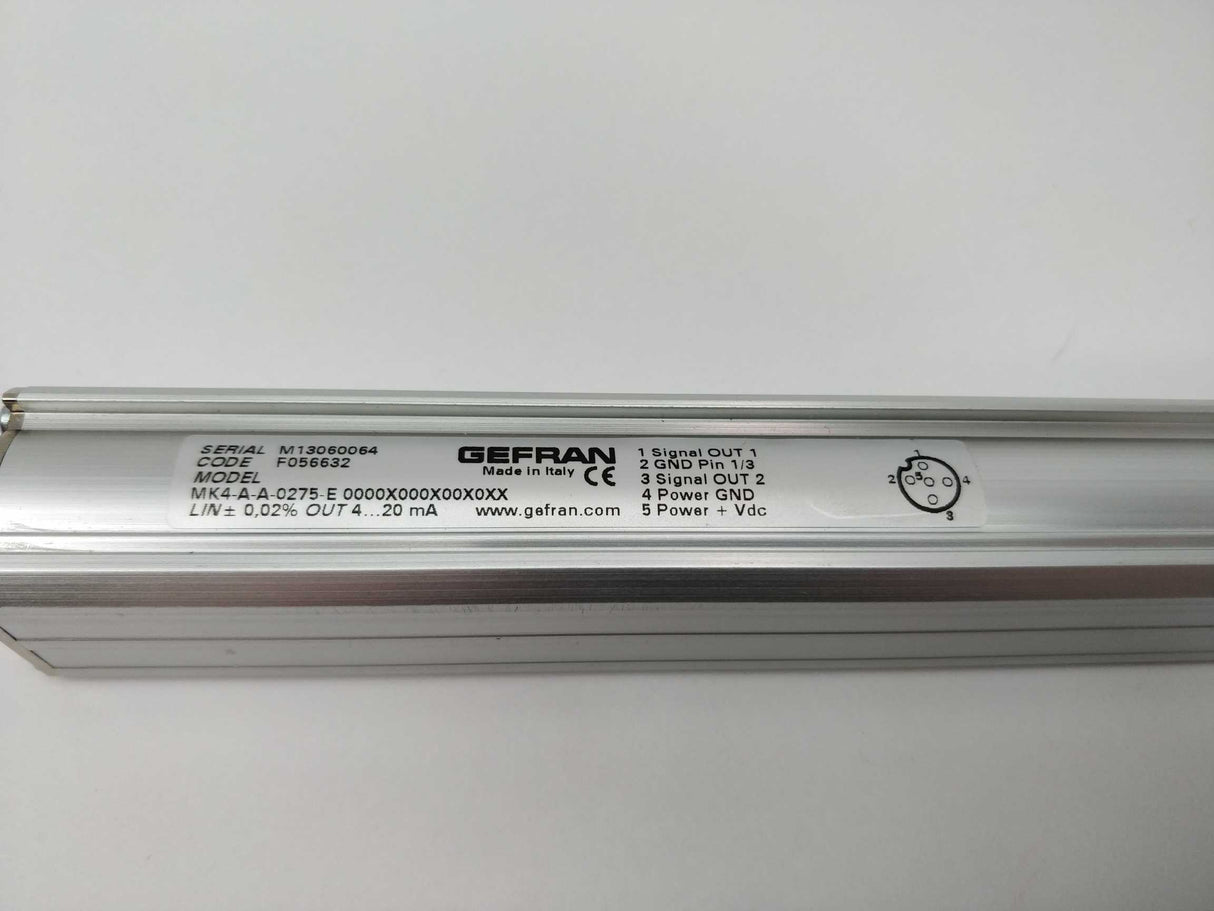 Gefran MK4-A-A-0275-E ONDA Contactless Aluminum Profile