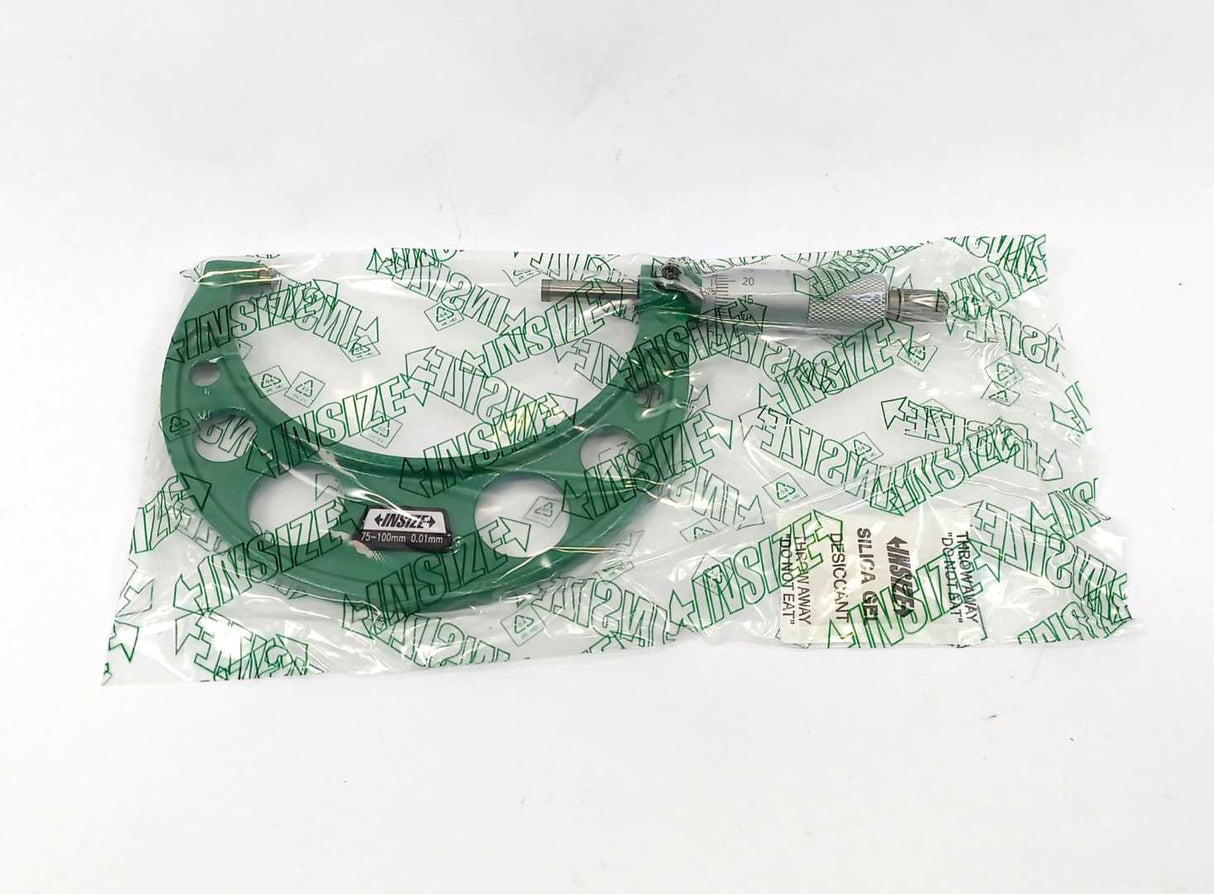 INSIZE 3203-100A Outside Micrometer 75-100X0.01mm