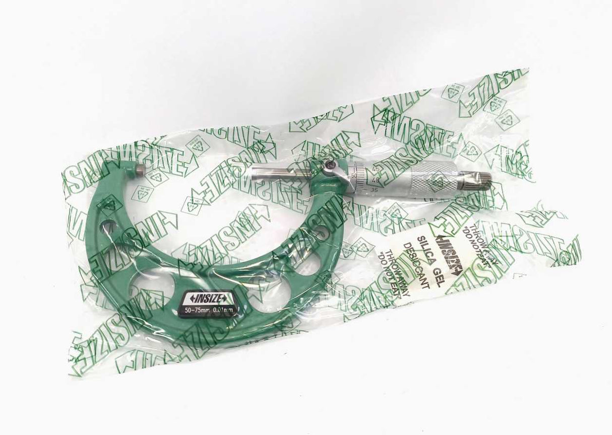INSIZE 3203-75A Outside Micrometer 50-75X0.01mm