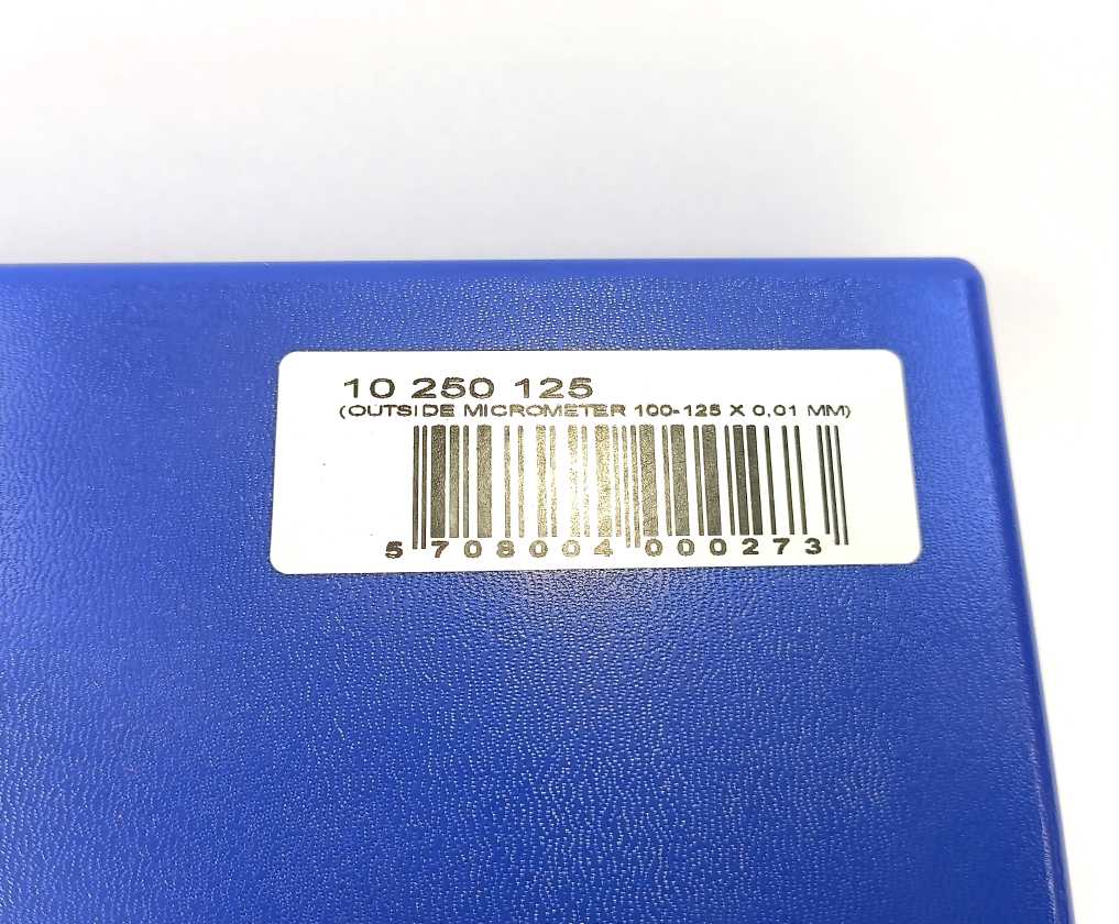 Diesella 10250125 Outside Micrometer 100-125x0,01 mm