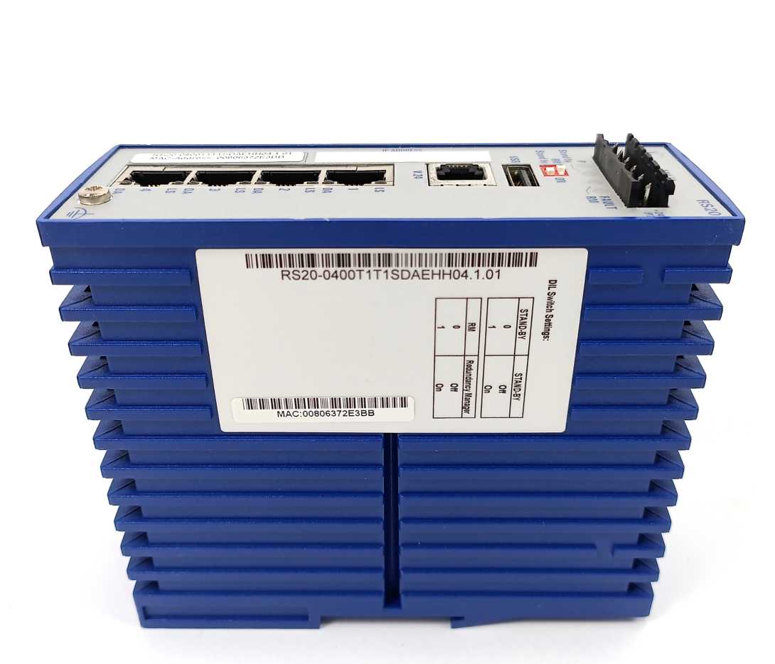 Hirschmann RS20 Rail switch RS20-0400T1T1SDAEHH04.1.01