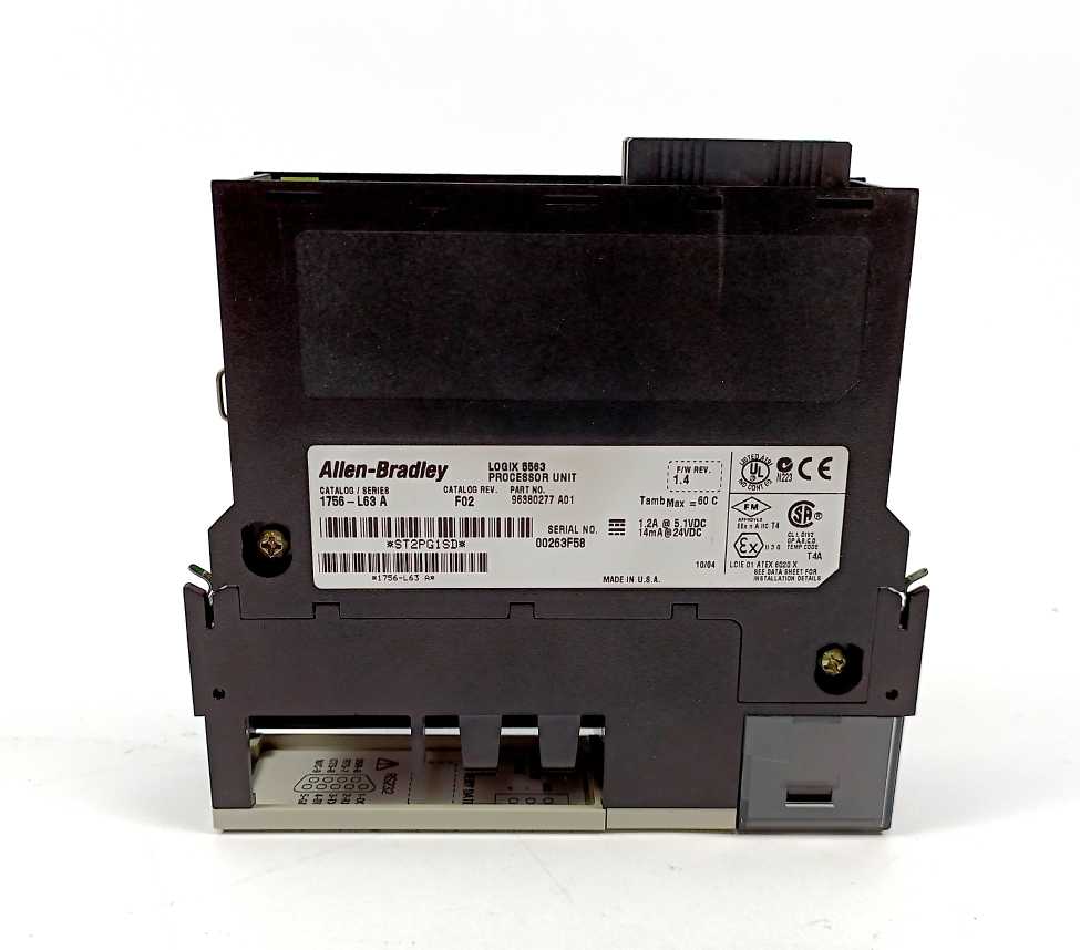 AB 1756-L63 Ser. A Rev: F02 Processor Unit