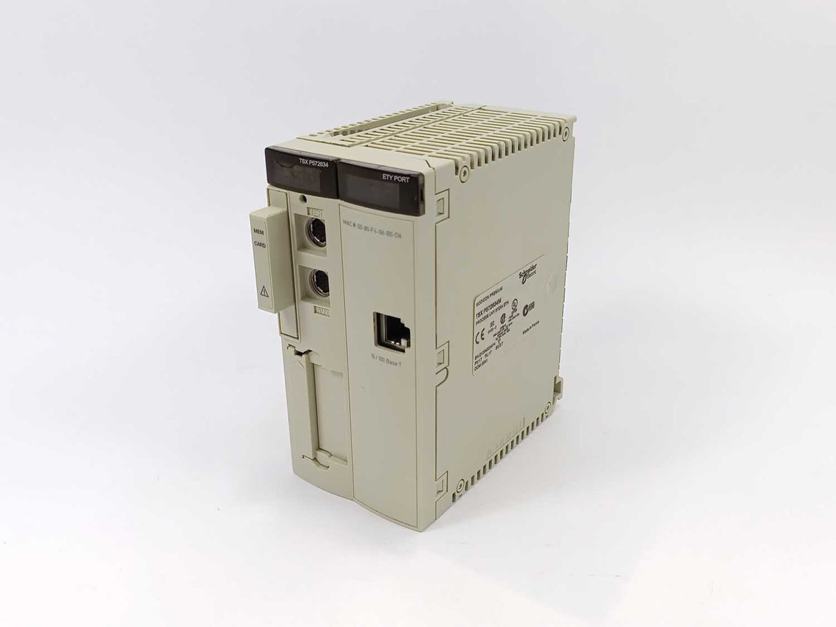 Schneider Electric TSXP572634M Unity Processor w/ TSXMRPP384K Memory Card