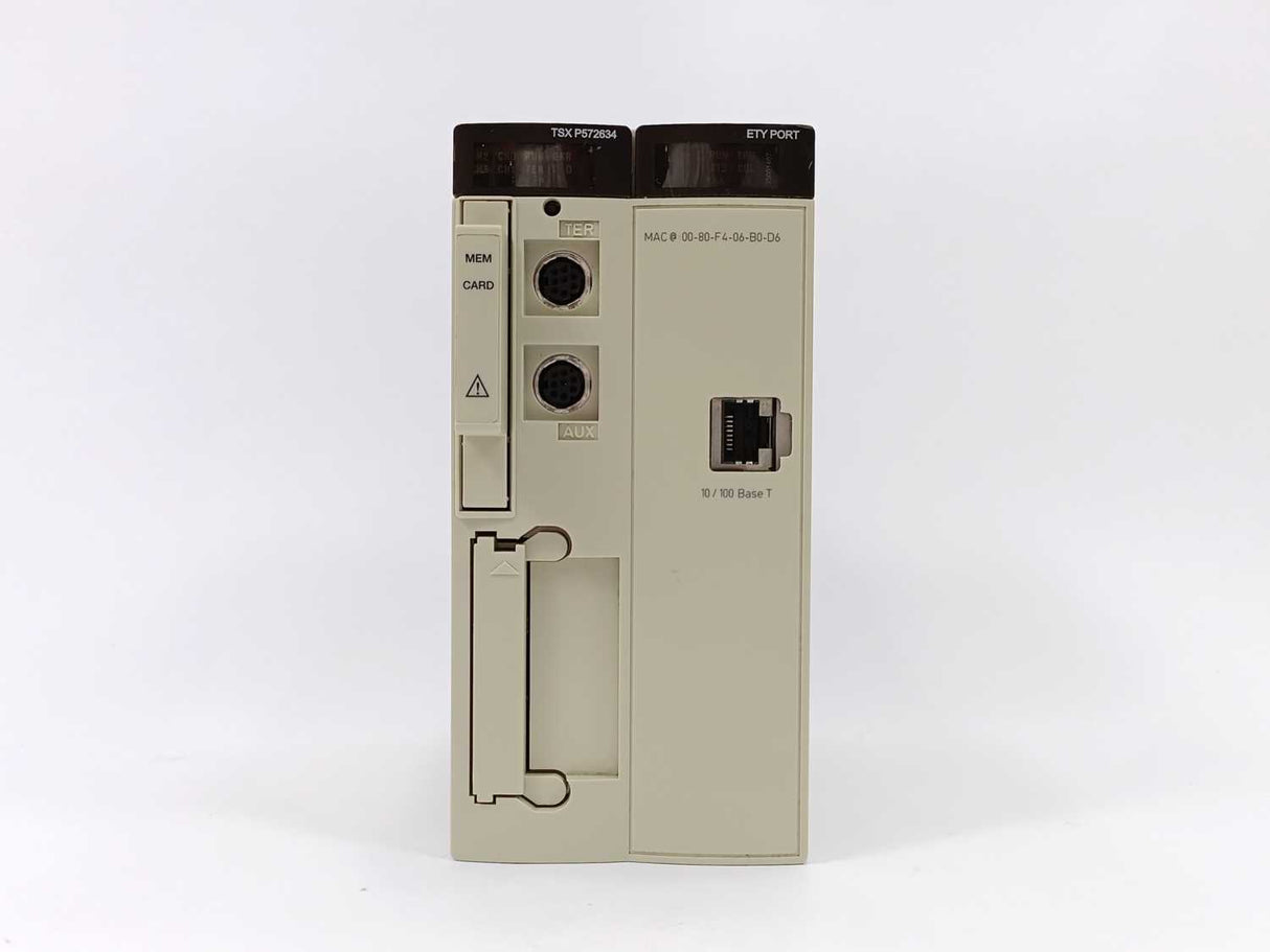 Schneider Electric TSXP572634M Unity Processor w/ TSXMRPP384K Memory Card