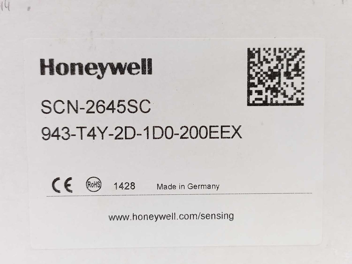 Honeywell 943-T4Y-2D-1D0-200EEX SCN-2645SC Ultrasonic Proximity Sensor