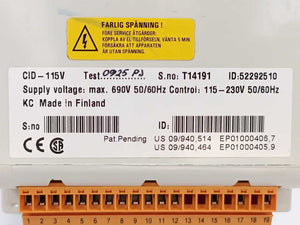 Controlpro 52292510 CID-115V Condition Monitoring Unit