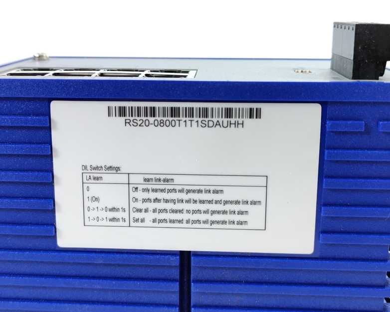 Hirschmann RS20-0800T1T1SDAUHH RS20 Rail Switch