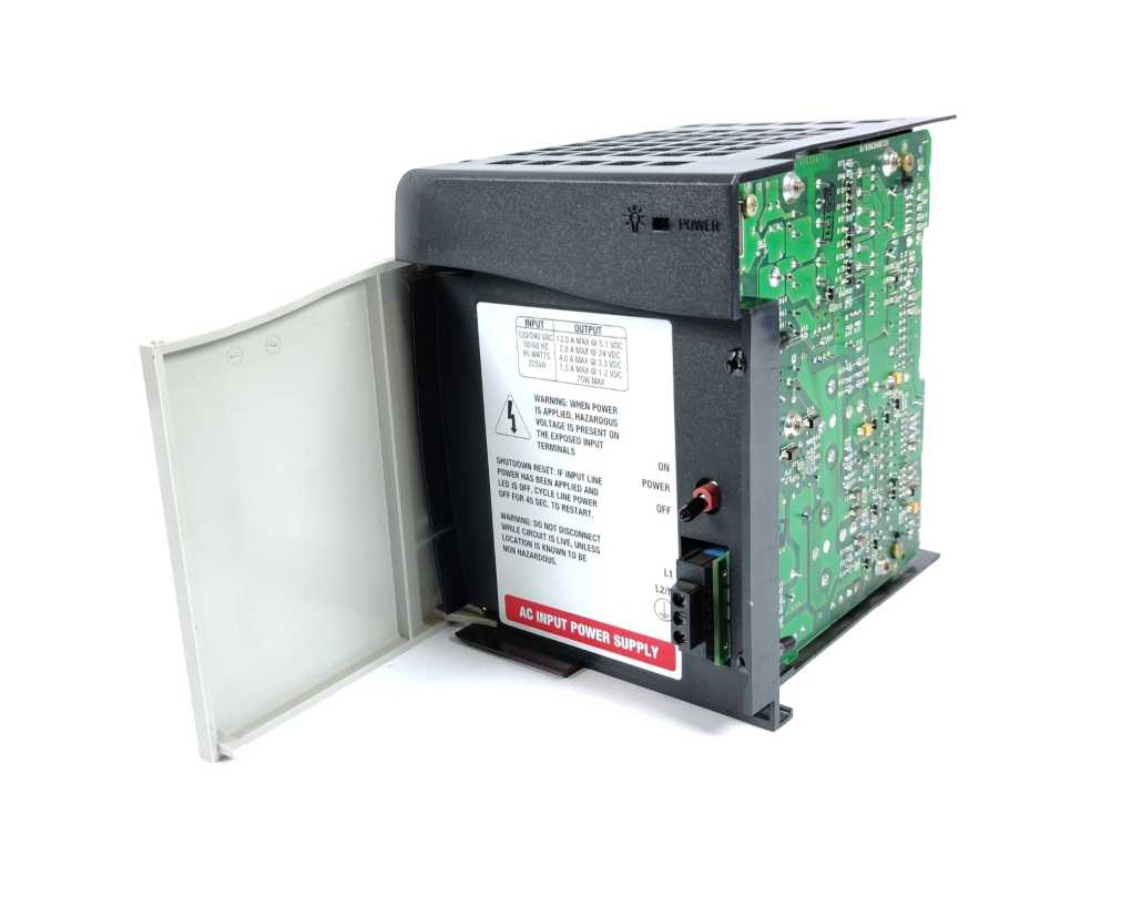 AB 1756-PA75 Ser A, Cat. Rev. B01 ControlLogix AC Power Supply