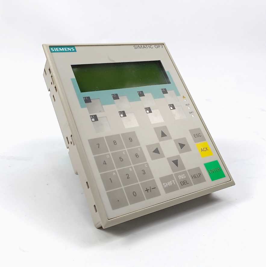 Siemens 6AV3607-1JC20-0AX2 Operator Panel OP 7-DP