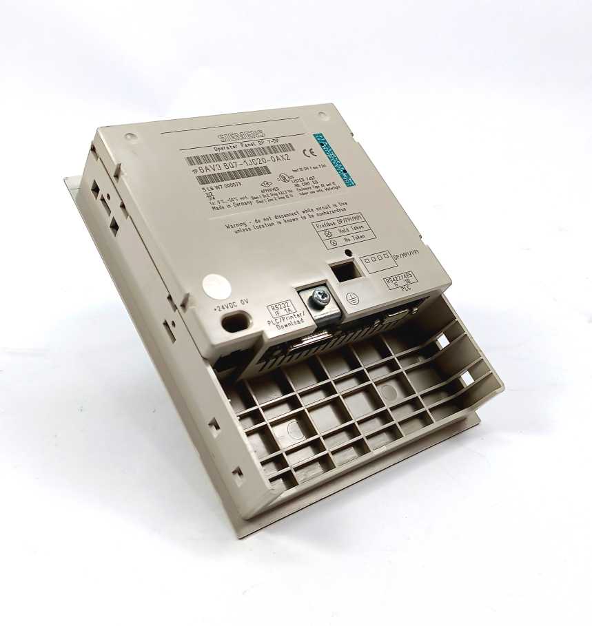 Siemens 6AV3607-1JC20-0AX2 Operator Panel OP 7-DP