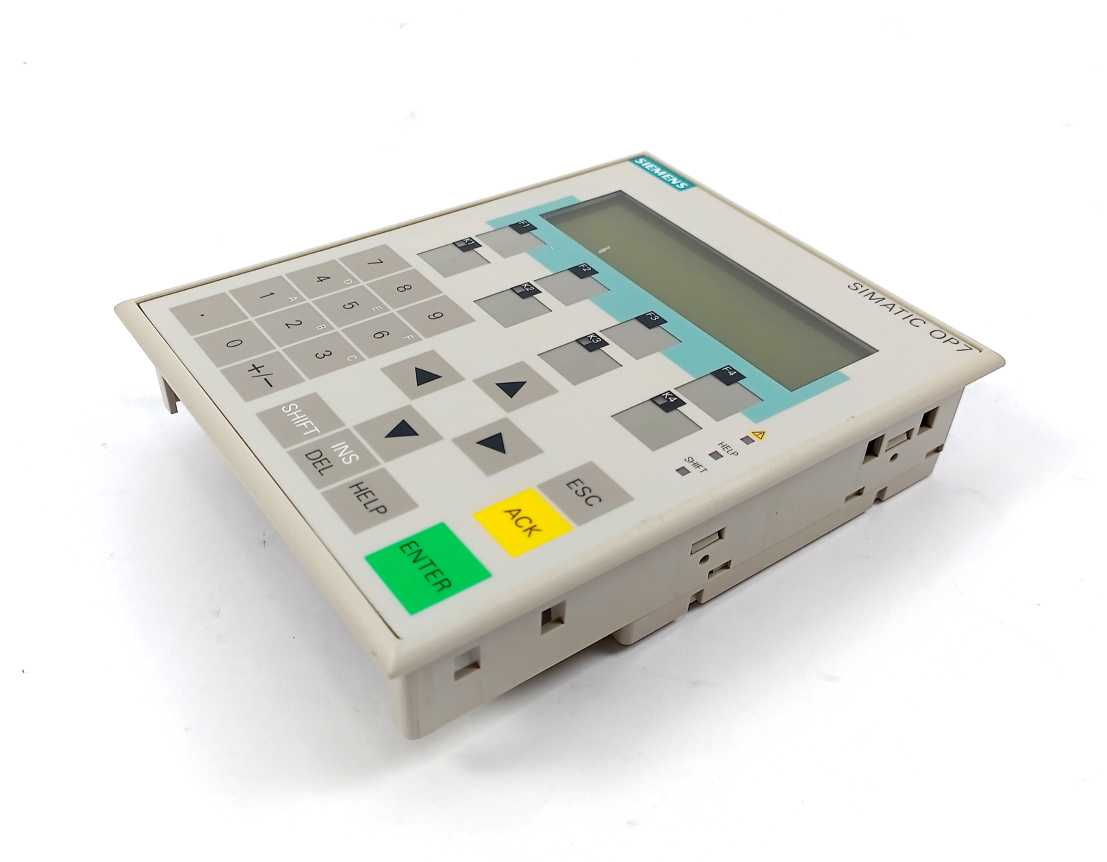 Siemens 6AV3607-1JC20-0AX2 Operator Panel OP 7-DP