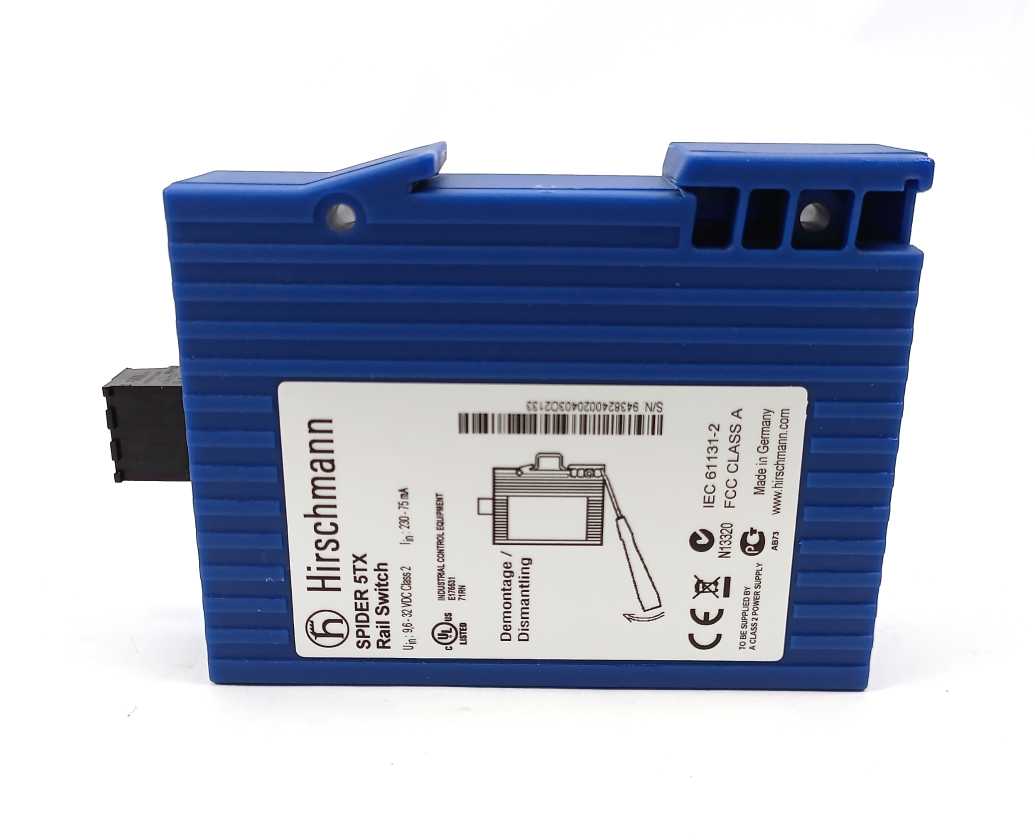 Hirschmann 943824-002 SPIDER 5TX Rail Switch