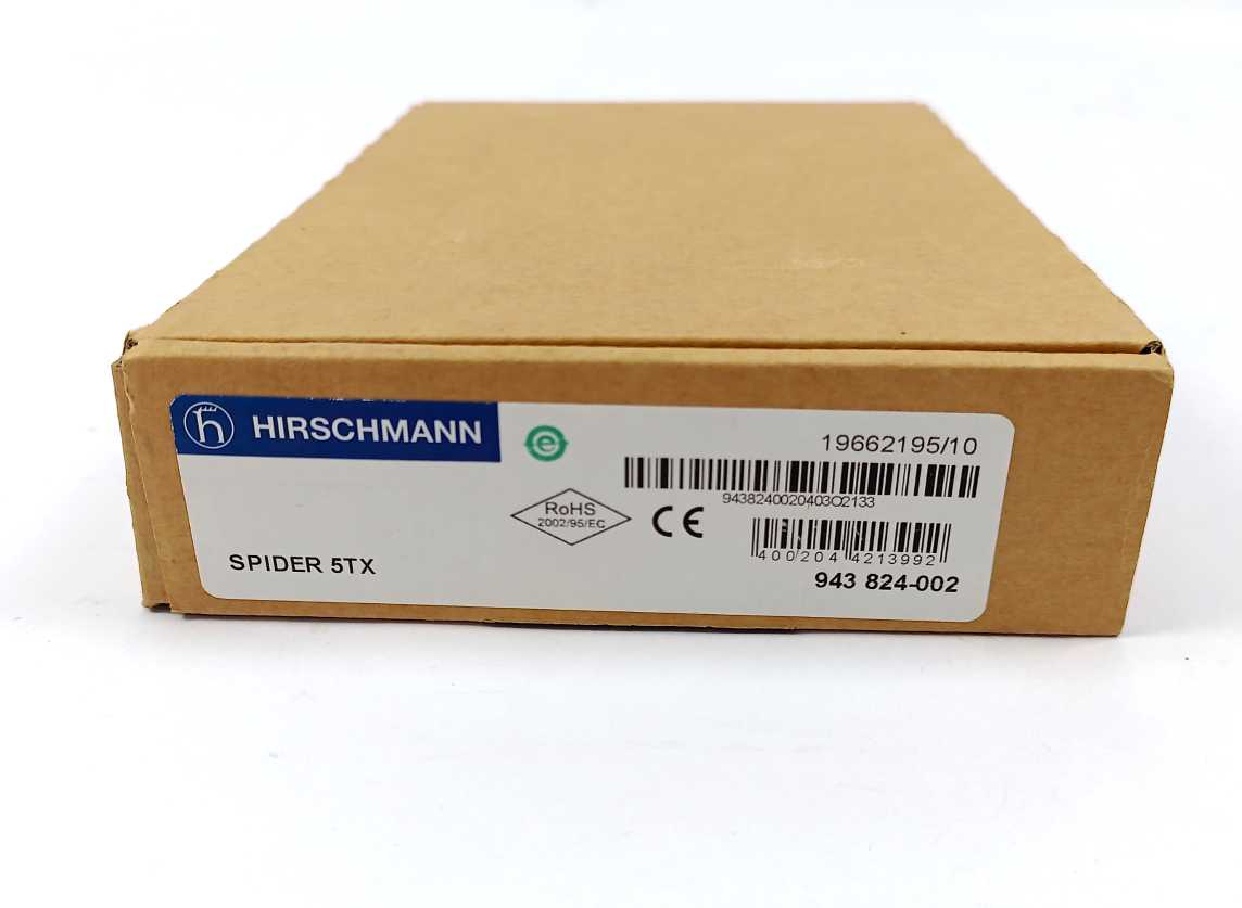 Hirschmann 943824-002 SPIDER 5TX Rail Switch