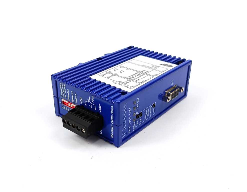 Hirschmann 943727-321 OZD Profi 12M G12 Fiberoptic Module Profibus