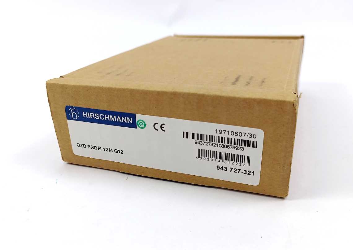 Hirschmann 943727-321 OZD Profi 12M G12 Fiberoptic Module Profibus