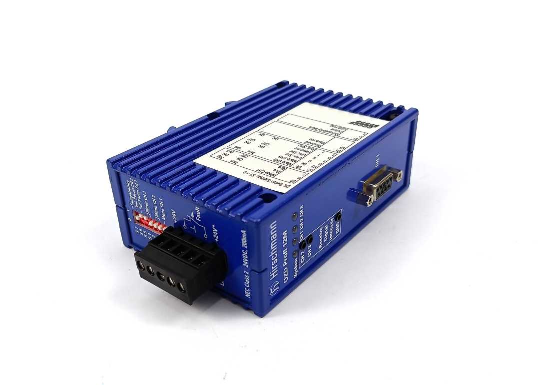 Hirschmann 943727-321 OZD Profi 12M G12 Fiberoptic Module Profibus