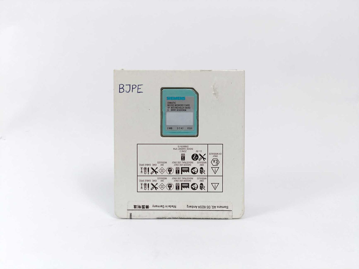 Siemens 6ES7953-8LL31-0AA0 Simatic Micro Memory Card