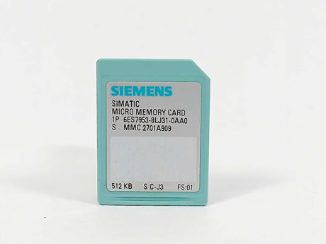 Siemens 6ES7953-8LJ31-0AA0 512KB Memory Card