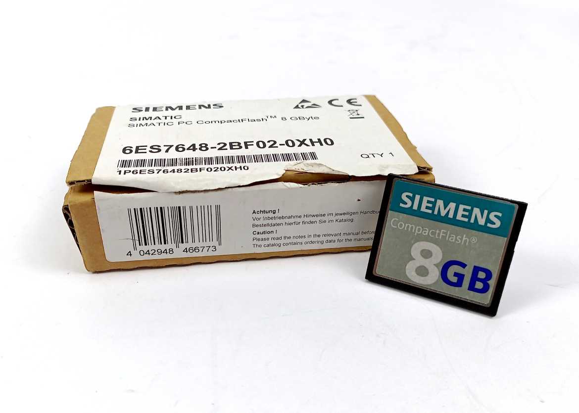 Siemens 6ES7648-2BF02-0XH0 SIMATIC CFast Memory Card 8 GB