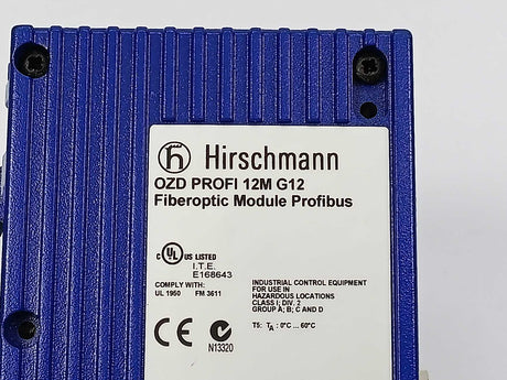Hirschmann 943727-321 OZD Profi 12M G12 Fiberoptic Module Profibus