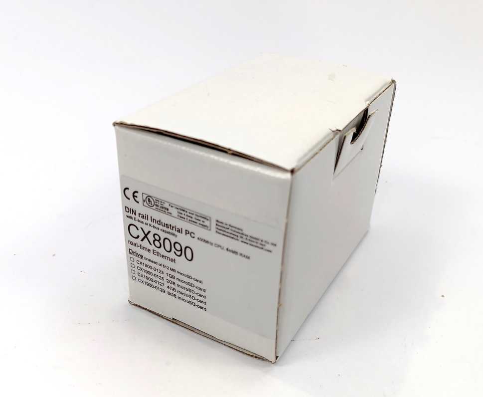 Beckhoff CX8090 DIN rail Industrial PC w/ 256MB SD Card