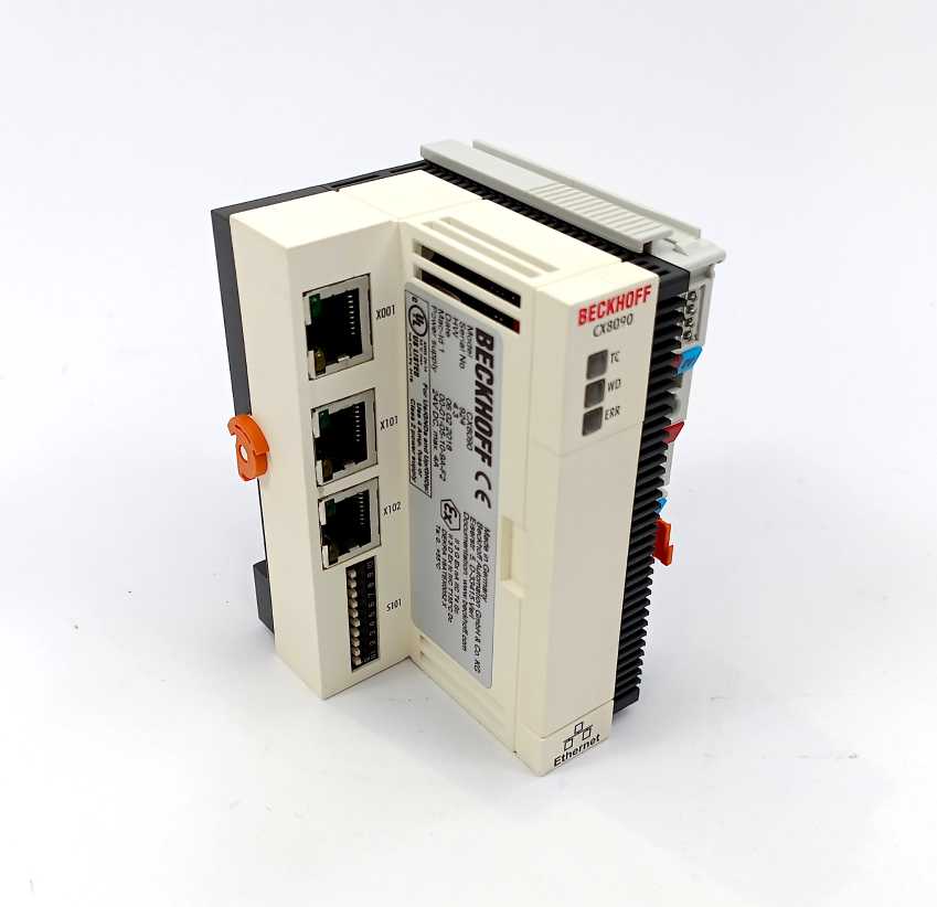 Beckhoff CX8090 DIN rail Industrial PC w/ 256MB SD Card