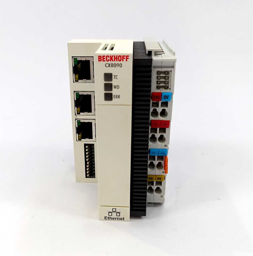 Beckhoff CX8090 DIN rail Industrial PC w/ 256MB SD Card