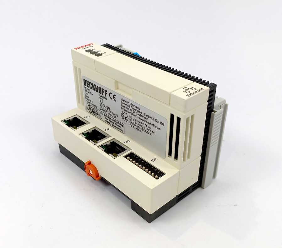 Beckhoff CX8090 DIN rail Industrial PC w/ 256MB SD Card