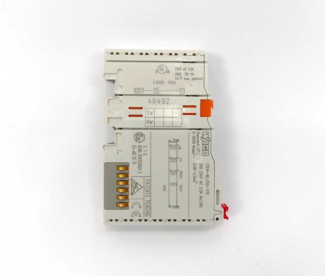 Wago 750-512 2-Channel Digital Output Relay