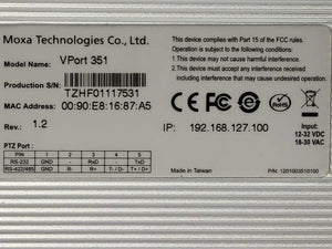 Moxa VPort 351 1-Channel Industrial Video Encoder
