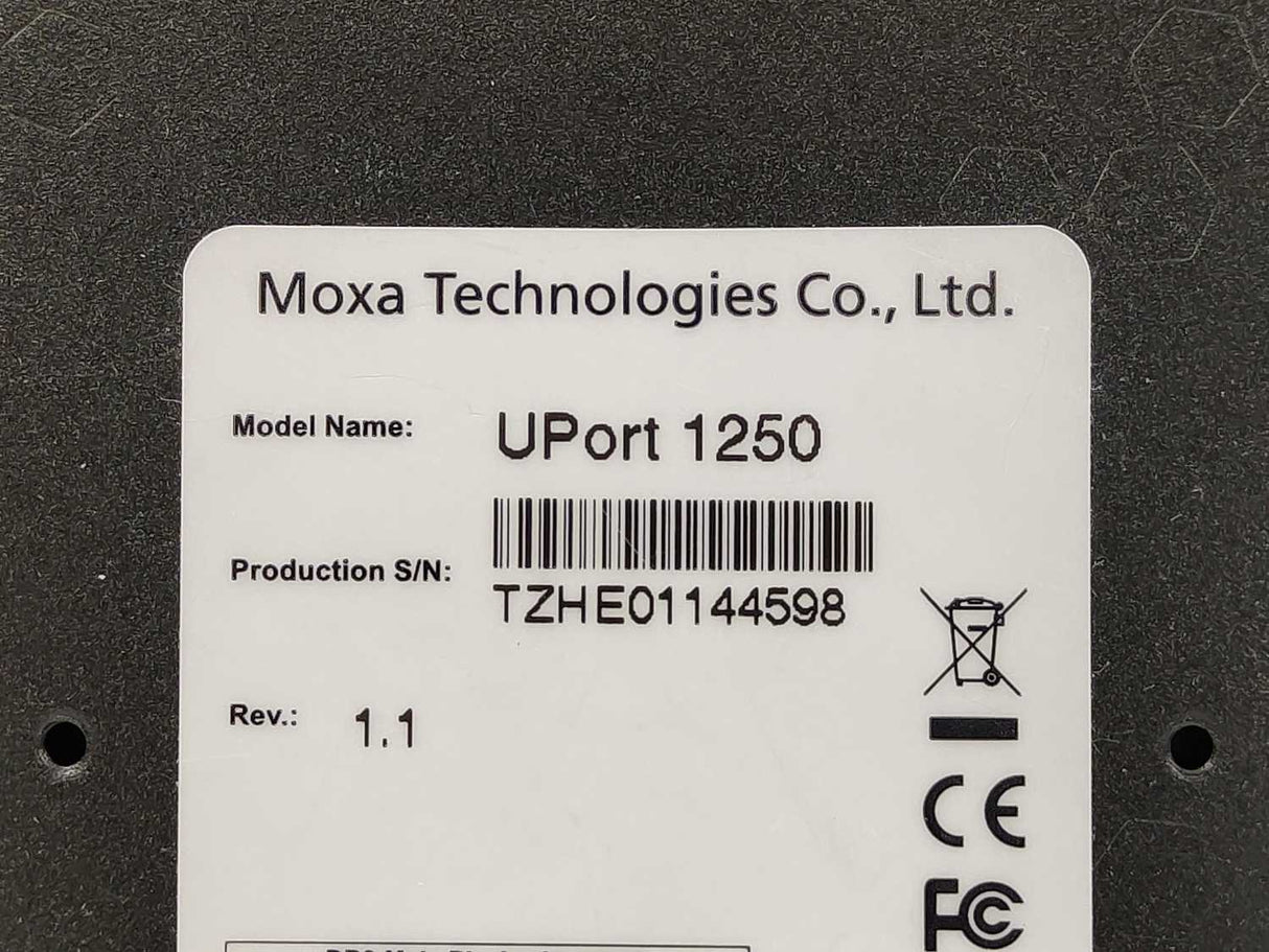 Moxa UPort 1250 USB to 2 Port RS-232/422/485 Serial Hub w/ Case