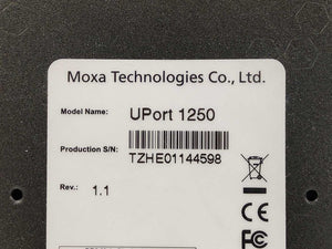 Moxa UPort 1250 USB to 2 Port RS-232/422/485 Serial Hub w/ Case