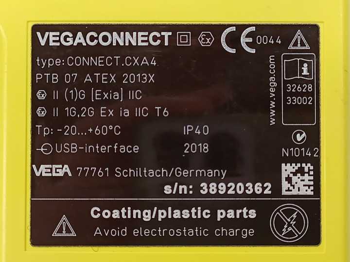 Vega CONNECT.CXA4 Interface Adapter w/ Magnet Pen & BT900-US