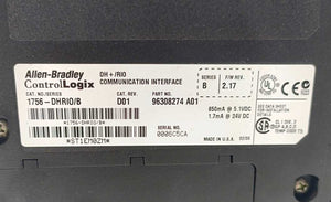 AB 1756-DHRIO Ser. B Catalog Rev. D01 Communication Interface