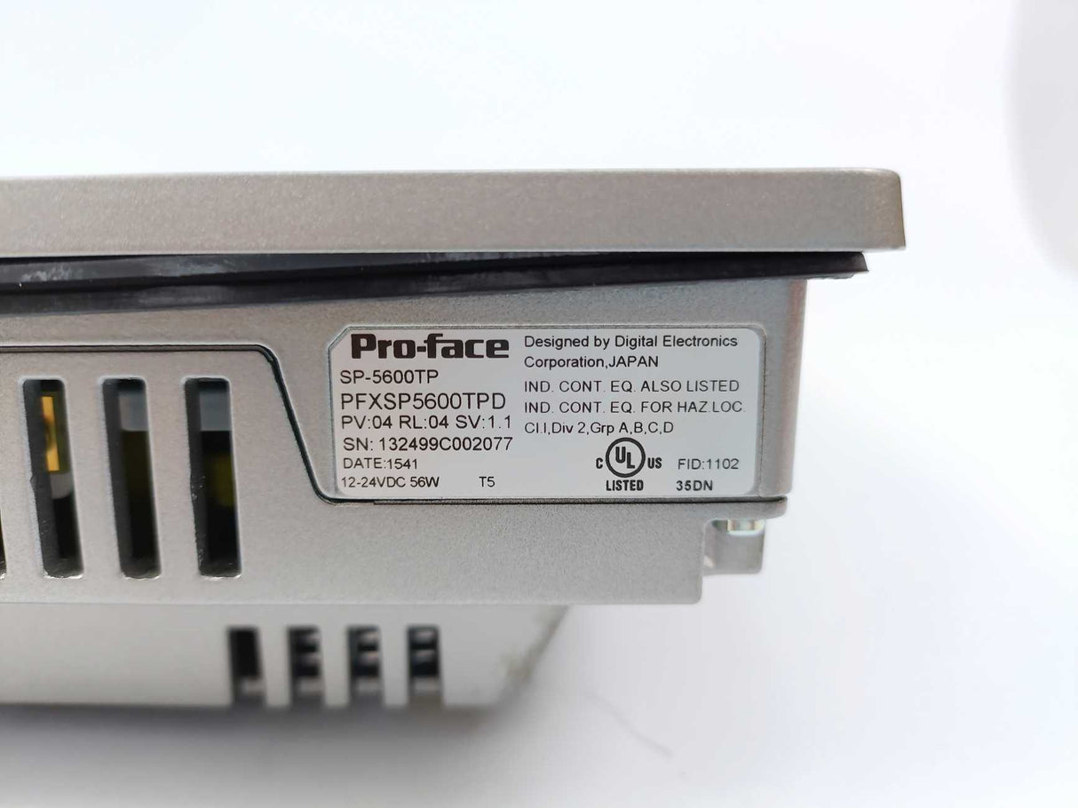 Pro-Face PFXSP5600TPD SP-5000TP Display